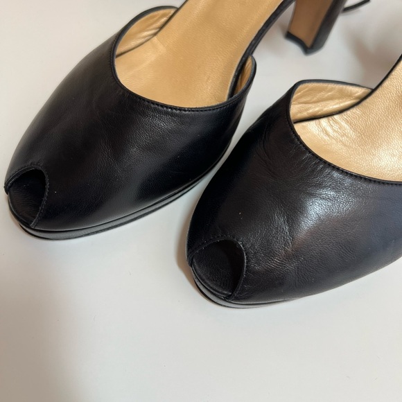Barneys Newyork Open toe Leather wrap Ankle heel Shoes - Picture 13 of 16